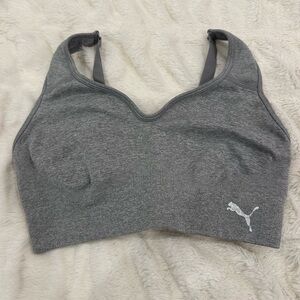 Puma Women's Gray Sports Bra